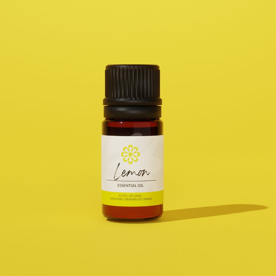 Lemon Essential Oil 5mL - Pure, Therapeutic Grade for Natural Energy & Mood Boost