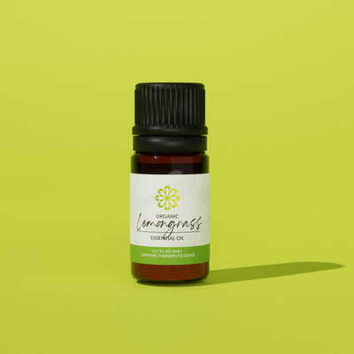 Lemongrass Essential Oil 5mL - Pure, Therapeutic Grade for Natural Uplift and Wellness