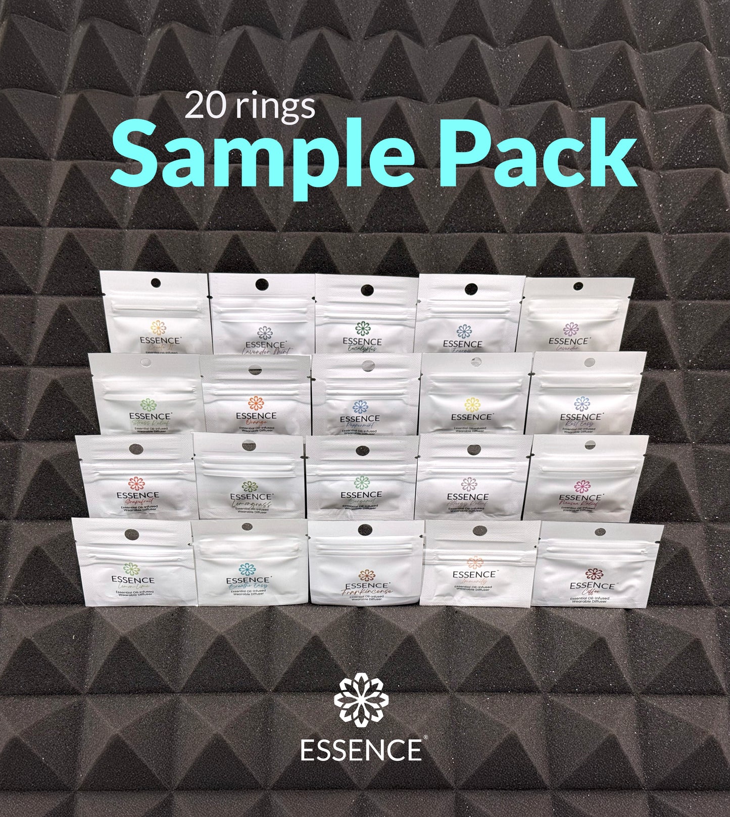 Diffuser Ring Try-All Sampler Pack - 20 Scents