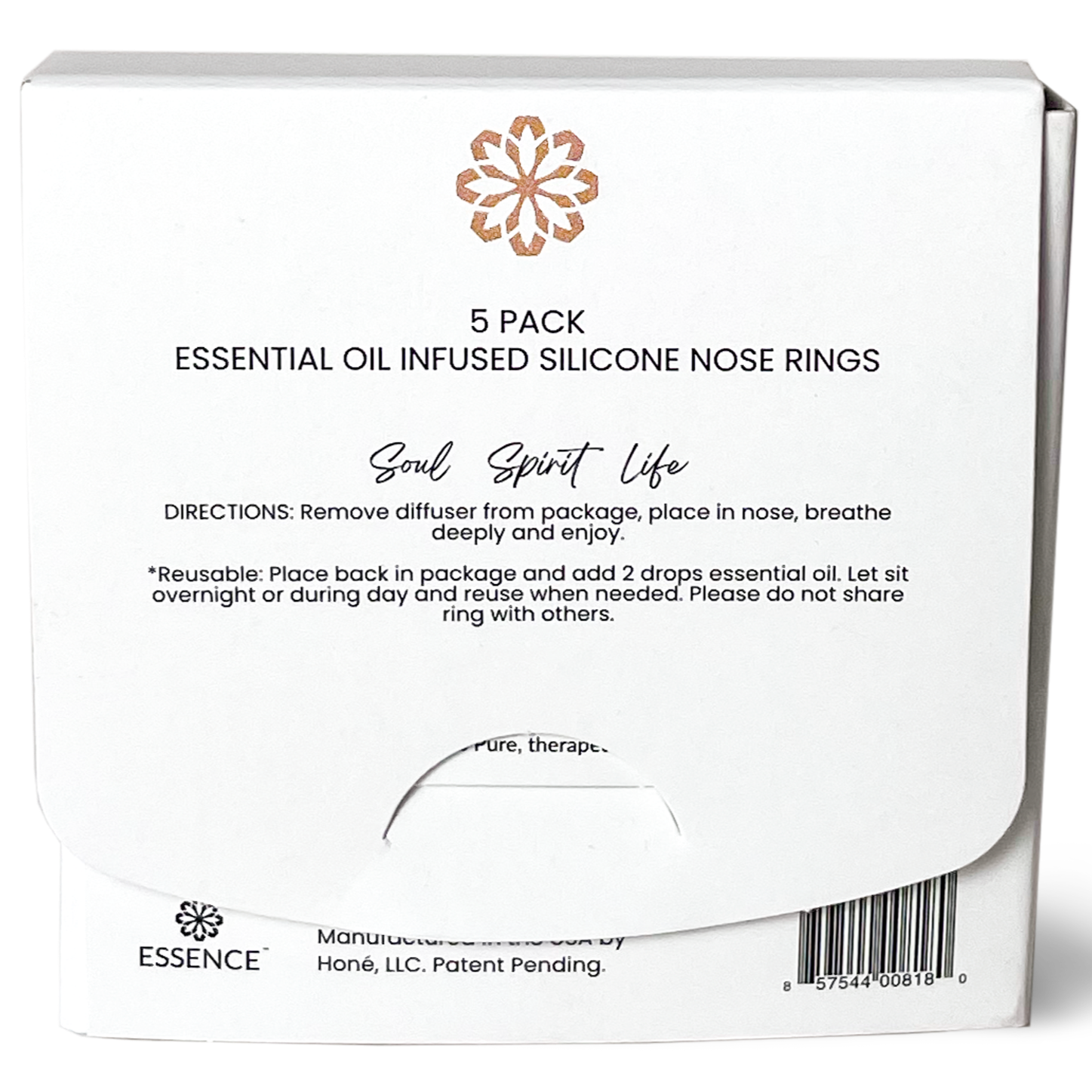 Citrus Scents Nasal Diffuser Bundle Pack back