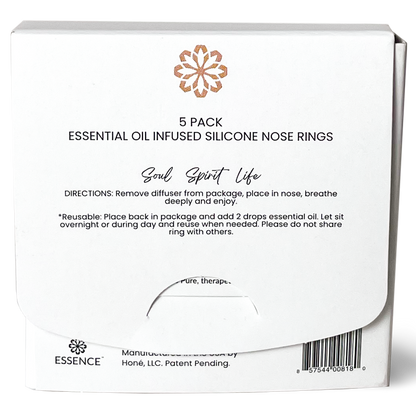 Create It unscented nasal diffuser ring five pack bundle back