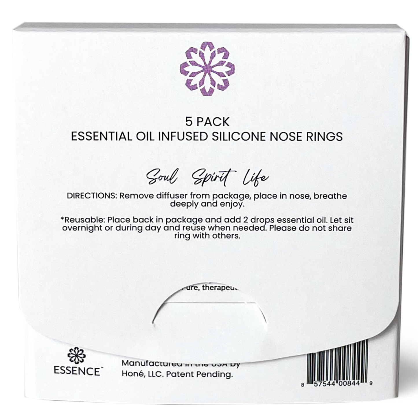 Calming Blends Nasal Diffuser Bundle Pack back