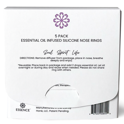 Calming Blends Nasal Diffuser Bundle Pack back