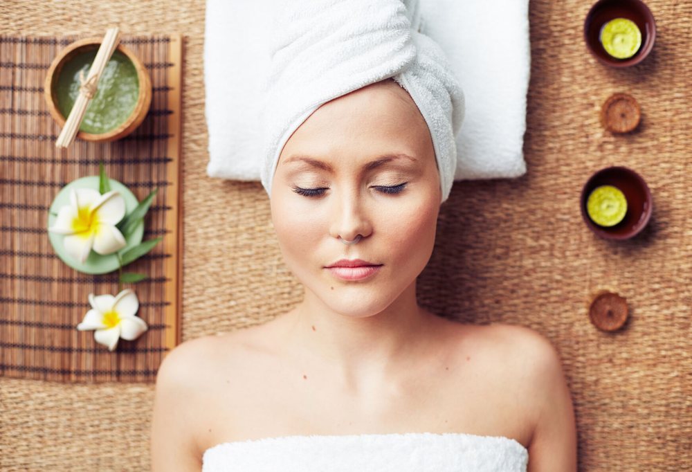 essence stress relief on a spa tray